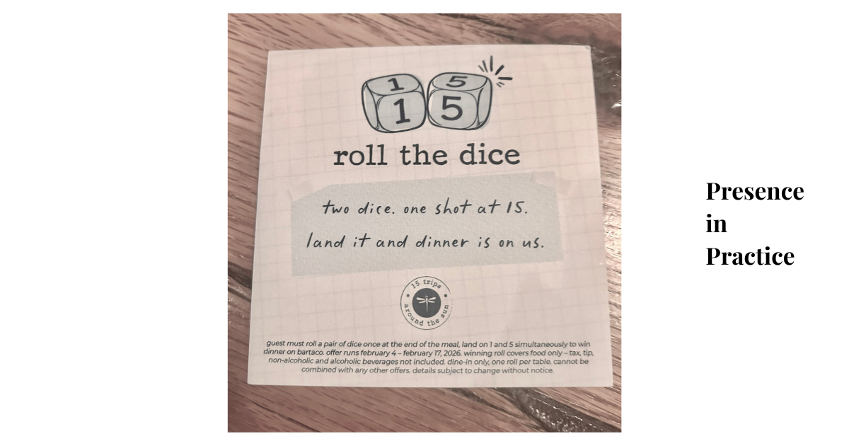 On Luck, Energy and Rolling the Dice